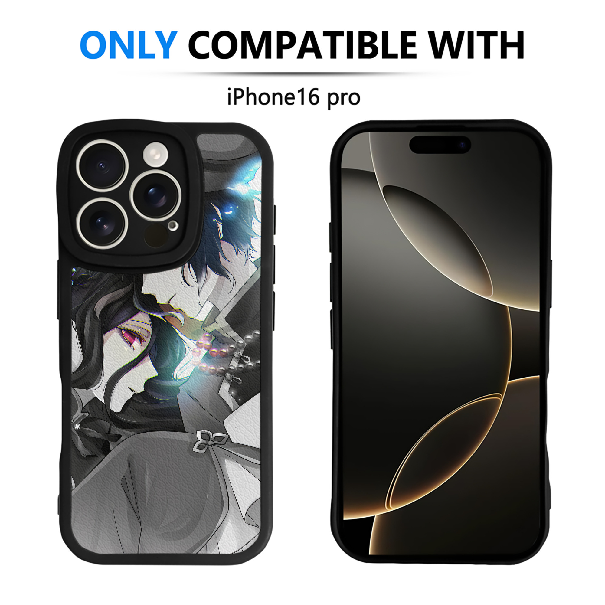 （画像用） 文豪ストレイドッグス Bungo Stray Dogs 【iPhone 16シリーズ対応】シリコンスマホケース（レザー調） 材質：シリコン